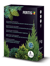 Complex chlorine-free fertilizer for conifers and decorative plants